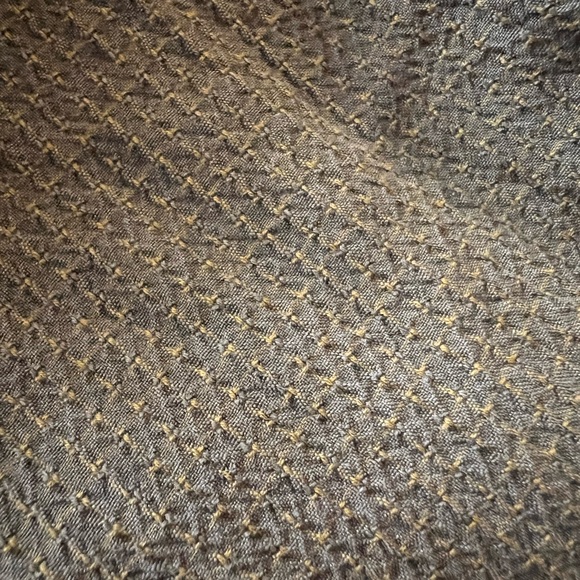 Tommy Bahama Green Silk and Cotton Long Sleeve Button Down Shirt Size L - Picture 7 of 7